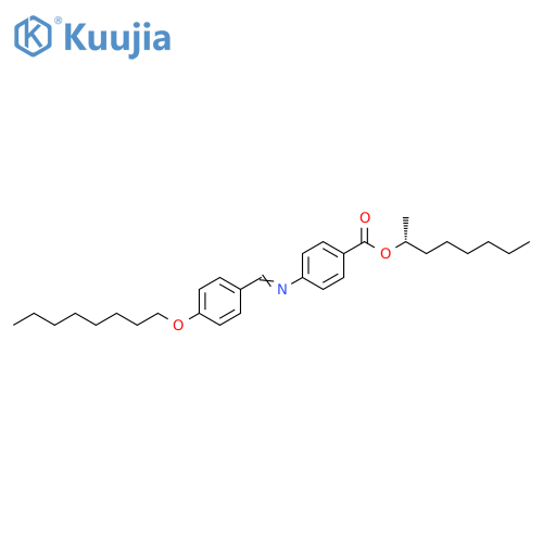 Benzoic acid, 4-[[[4-(octyloxy)phenyl]methylene]amino]-, 1-methylheptylester, (R)- structure
