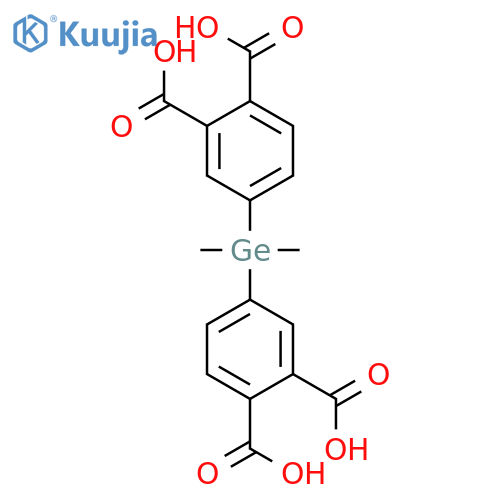 1,2-Benzenedicarboxylic acid, 4,4'-(dimethylgermylene)bis- structure