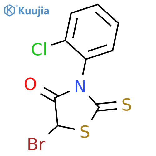 4-Thiazolidinone, 5-bromo-3-(2-chlorophenyl)-2-thioxo- structure