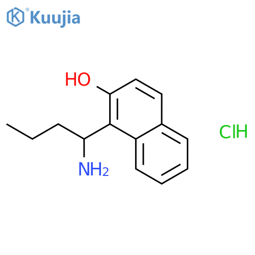 1-(1-AMINOBUTYL)-NAPHTHALEN-2-OL HYDROCHLORIDE structure