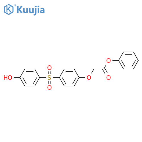 ACETIC ACID, 2-[4-[(4-HYDROXYPHENYL)SULFONYL]PHENOXY]-, PHENYL ESTER structure