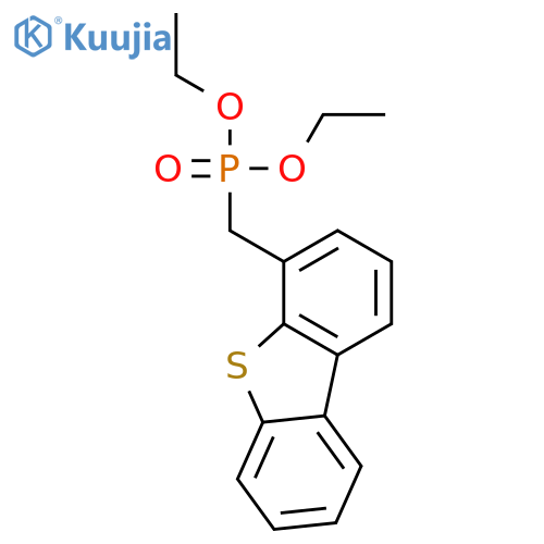 Phosphonic acid, (4-dibenzothienylmethyl)-, diethyl ester structure