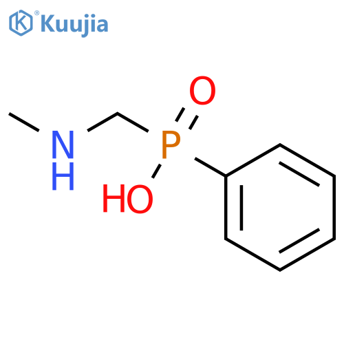 PHOSPHINIC ACID, [(METHYLAMINO)METHYL]PHENYL- structure