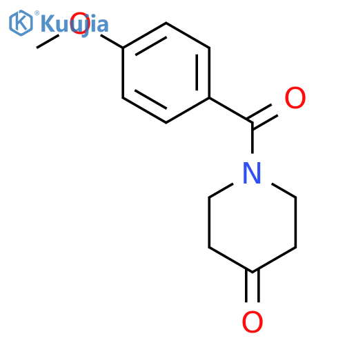 1-(4-Methoxybenzoyl)-4-piperidinone structure