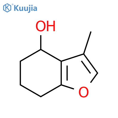 4,5,6,7-tetrahydro-3-methyl-4-Benzofuranol structure
