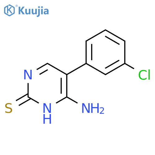 2(1H)-Pyrimidinethione,6-amino-5-(3-chlorophenyl)- structure