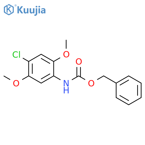 benzyl N-(4-chloro-2,5-dimethoxyphenyl)carbamate structure