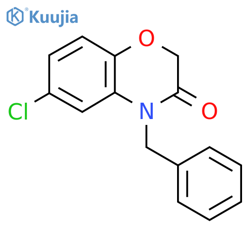 4-Benzyl-6-chloro-2H-benzob1,4oxazin-3(4H)-one structure