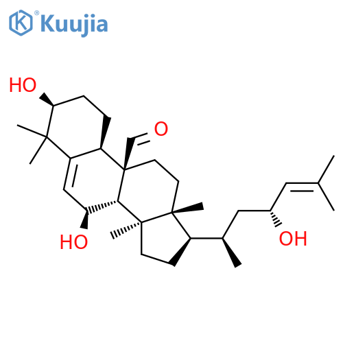 3β,7β,23-Trihydroxycucurbita-5,24-dien-19-al structure
