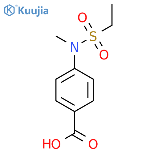 4-(Ethylsulfonyl)(methyl)aminobenzoic acid structure