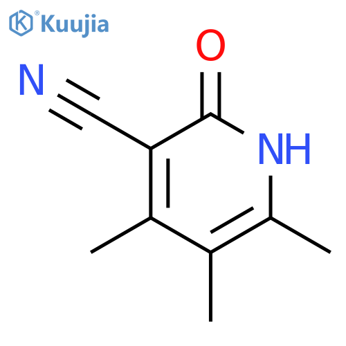 2-hydroxy-4,5,6-trimethylpyridine-3-carbonitrile structure