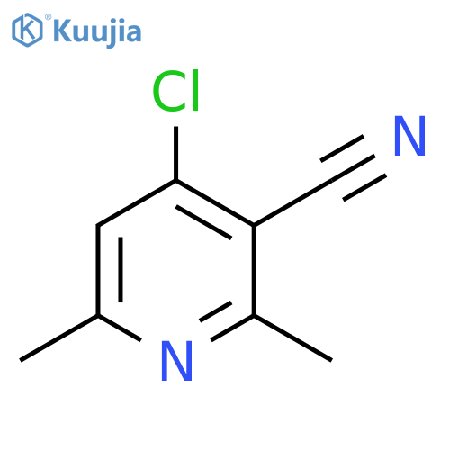 4-chloro-2,6-dimethylpyridine-3-carbonitrile structure