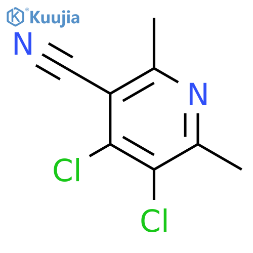 3-Pyridinecarbonitrile, 4,5-dichloro-2,6-dimethyl- structure