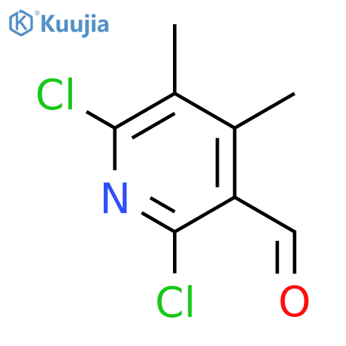 3-Pyridinecarboxaldehyde, 2,6-dichloro-4,5-dimethyl- structure