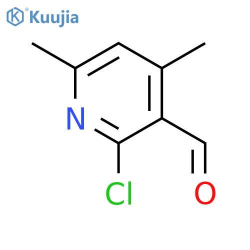 2-chloro-4,6-dimethyl-3-Pyridinecarboxaldehyde structure