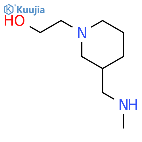 2-{3-(methylamino)methylpiperidin-1-yl}ethanol structure