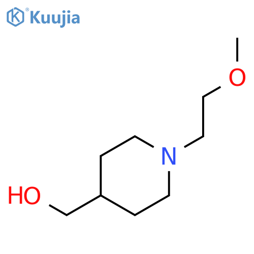 1-(2-methoxyethyl)piperidin-4-ylmethanol structure