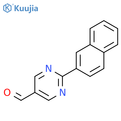 2-(2-Naphthyl)pyrimidine-5-carbaldehyde structure