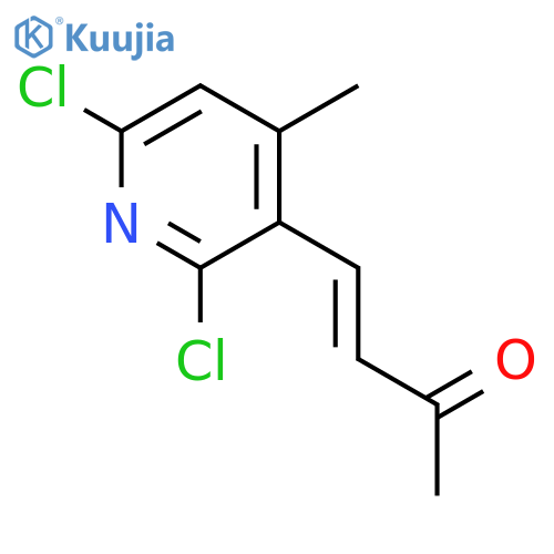 3-BUTEN-2-ONE, 4-(2,6-DICHLORO-4-METHYL-3-PYRIDINYL)- structure