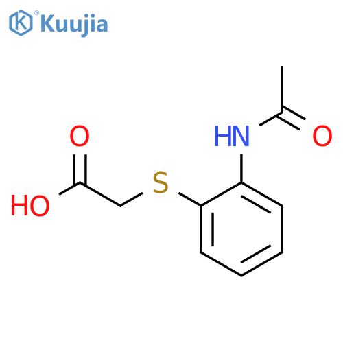 {2-(acetylamino)phenylthio}acetic Acid structure