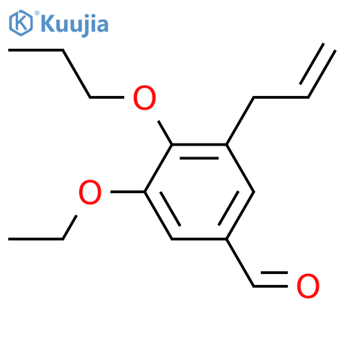 3-Allyl-5-ethoxy-4-propoxybenzaldehyde structure