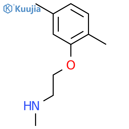 2-(2,5-Dimethylphenoxy)-N-methylethanamine structure