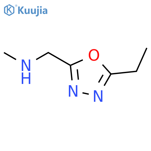 1-(5-Ethyl-1,3,4-oxadiazol-2-yl)-N-methylmethanamine structure
