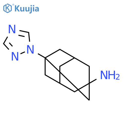 3-(1H-1,2,4-triazol-1-yl)-1-adamantanamine structure