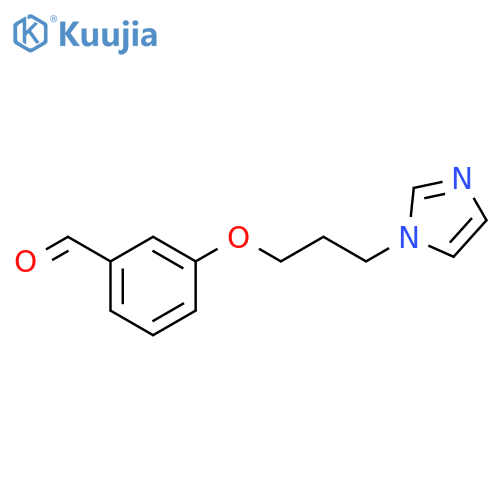 3-3-(1H-Imidazol-1-yl)propoxybenzaldehyde Hydrochloride structure