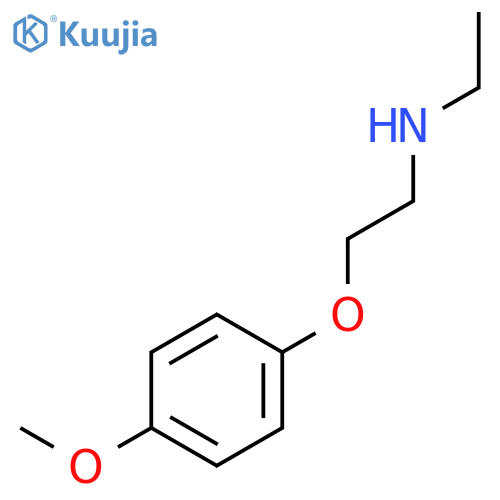 N-Ethyl-2-(4-methoxyphenoxy)ethanamine structure