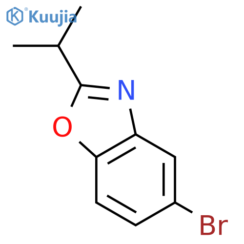 5-Bromo-2-isopropyl-1,3-benzoxazole structure