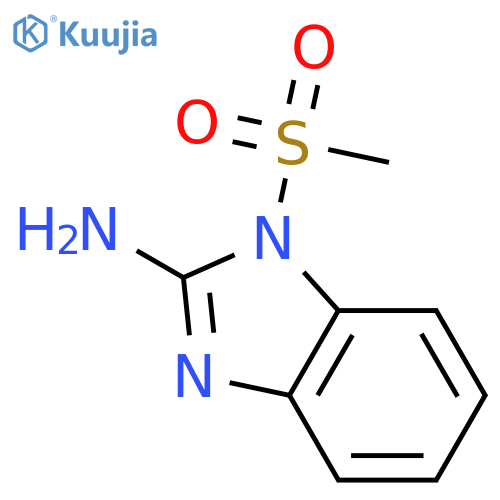 1-(methylsulfonyl)-1H-benzimidazol-2-amine structure