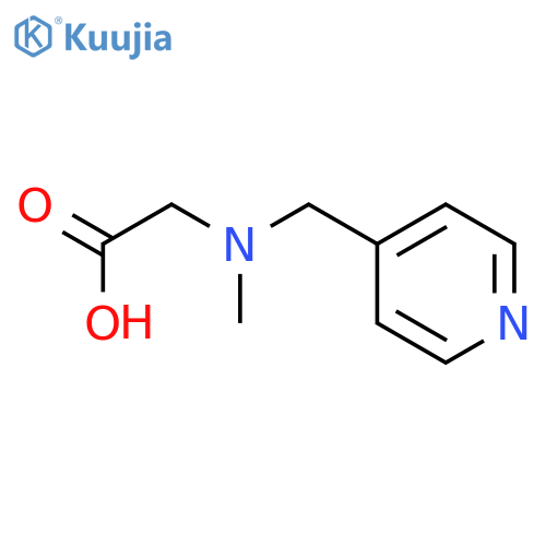 2-(Methyl(pyridin-4-ylmethyl)amino)acetic acid structure
