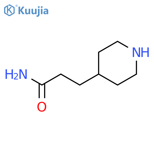 3-(Piperidin-4-yl)propanamide structure