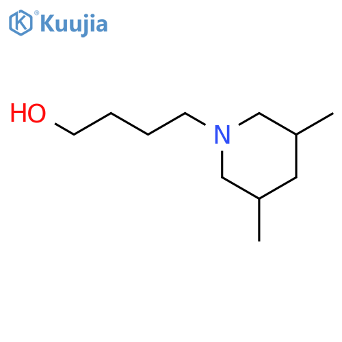 4-(3,5-Dimethylpiperidin-1-yl)butan-1-ol structure