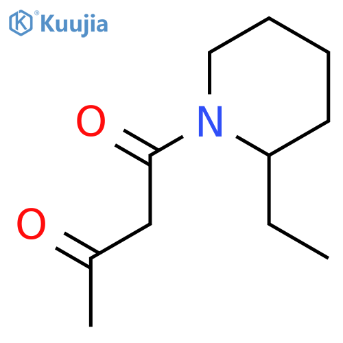 4-(2-ethylpiperidin-1-yl)-4-oxobutan-2-one structure