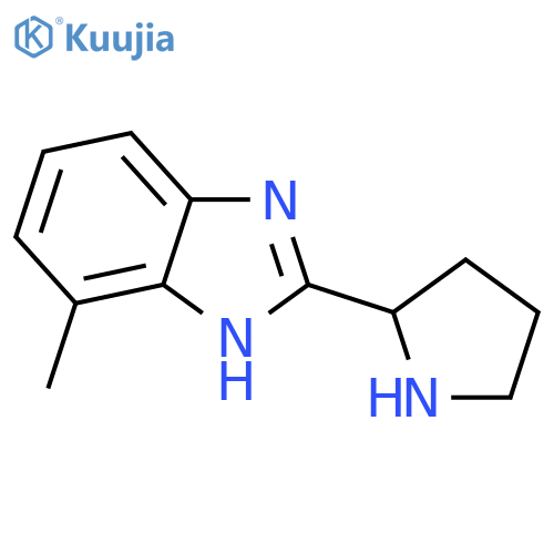 7-methyl-2-(2-pyrrolidinyl)-1H-Benzimidazole structure