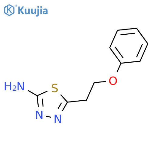 5-(2-Phenoxyethyl)-1,3,4-thiadiazol-2-amine structure
