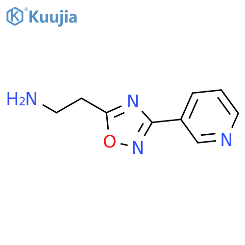 2-(3-(Pyridin-3-yl)-1,2,4-oxadiazol-5-yl)ethanamine structure