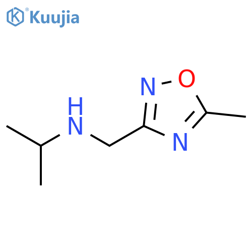N-(5-methyl-1,2,4-oxadiazol-3-yl)methylpropan-2-amine hydrochloride structure