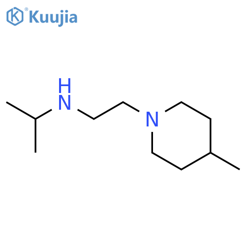 N-2-(4-methylpiperidin-1-yl)ethylpropan-2-amine structure