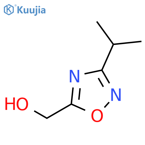 (3-Isopropyl-1,2,4-oxadiazol-5-yl)methanol structure