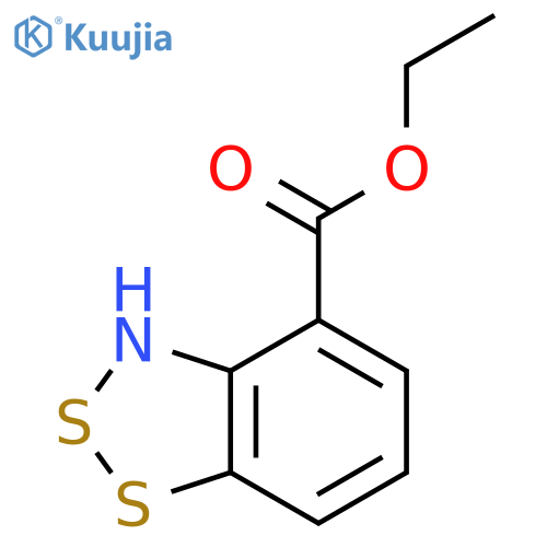 1,2,3-Benzodithiazolyl, 4-(ethoxycarbonyl)- structure