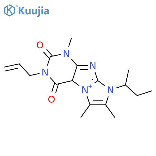 8-(butan-2-yl)-1,6,7-trimethyl-3-(prop-2-en-1-yl)-1H,2H,3H,4H,8H-imidazo1,2-gpurine-2,4-dione structure