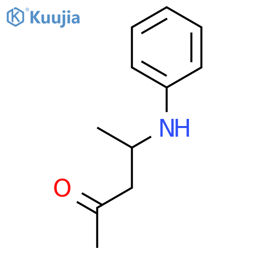 2-Pentanone, 4-(phenylamino)- structure