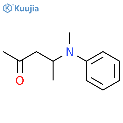 2-Pentanone, 4-(methylphenylamino)- structure