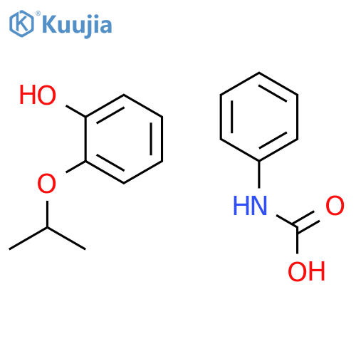 Phenol, 2-(1-methylethoxy)-, phenylcarbamate structure