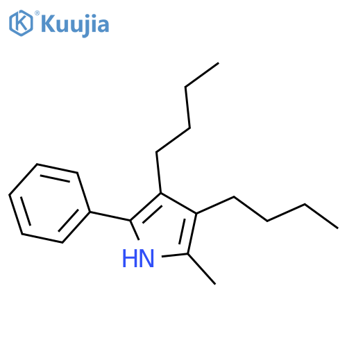 1H-Pyrrole, 3,4-dibutyl-2-methyl-5-phenyl- structure