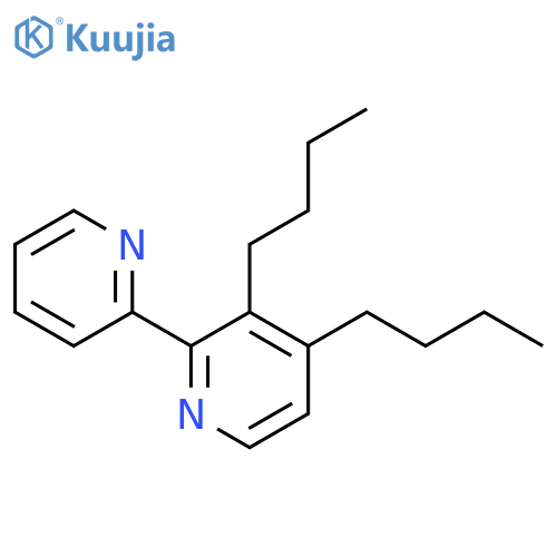 2,2'-Bipyridine, 3,4-dibutyl- structure