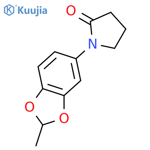 2-PYRROLIDINONE, 1-(2-METHYL-1,3-BENZODIOXOL-5-YL)- structure